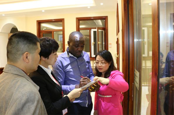 African Customer visit our company