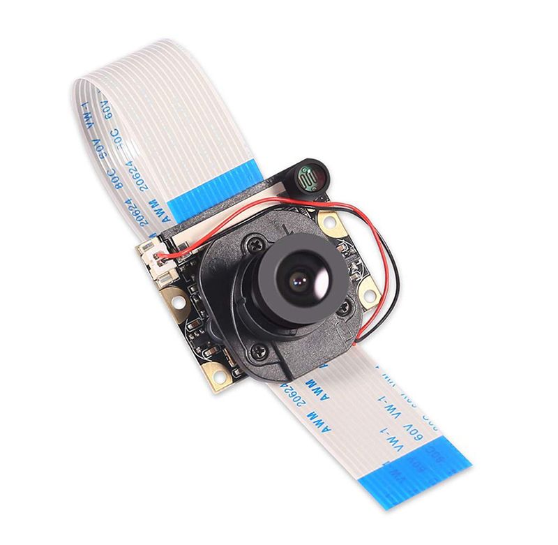 Raspberry Pi Camera Module with Automatic IR-Cut Night Vision Camera 5MP 1080p HD Webcam for Raspberry Pi 3 Model B