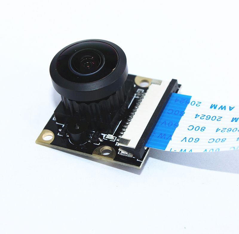 5MP NOIR Raspberry Pi  Camera module 222 Degree Panoramic Wide Angle Fish-eye Surveillance Lenses 1080p 