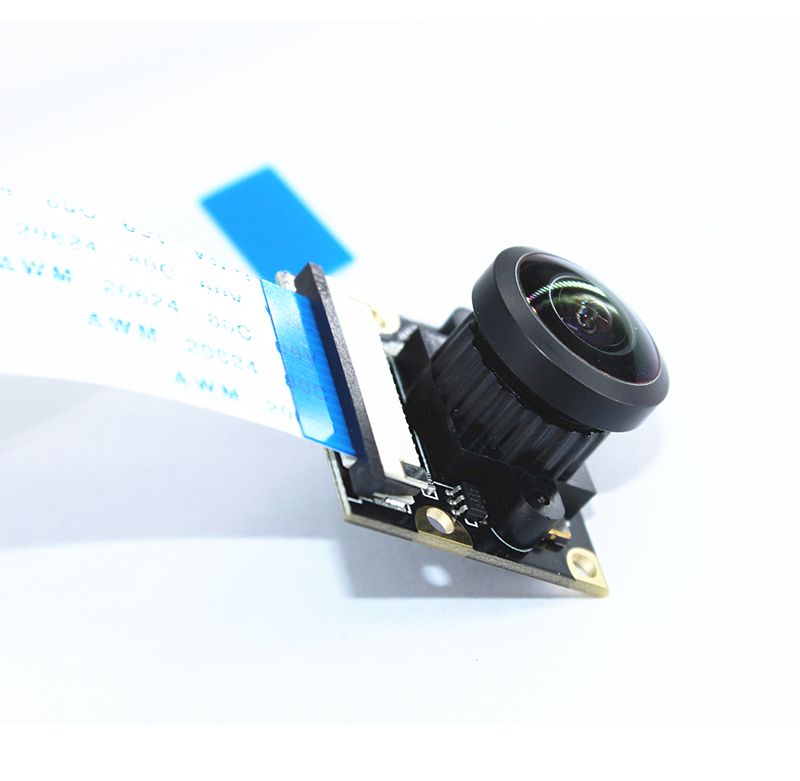 5MP NOIR Raspberry Pi  Camera module 222 Degree Panoramic Wide Angle Fish-eye Surveillance Lenses 1080p 