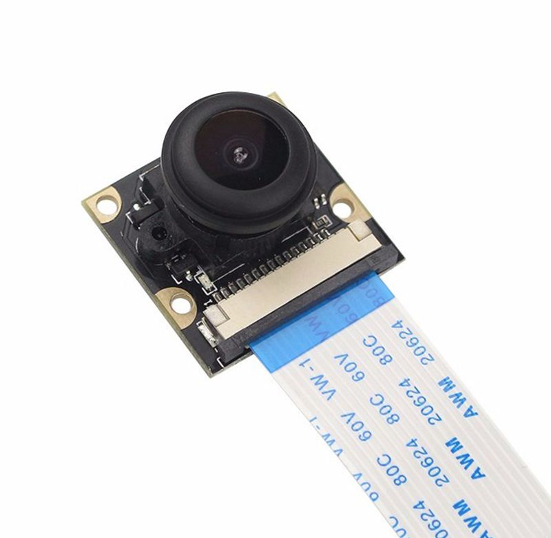 Raspberry Pi 3 Model B + Night Vision Camera 5MP Wide Angle 130 Degree Fisheye Lens 1080P Camera Module for Rasberry Pi 3 2