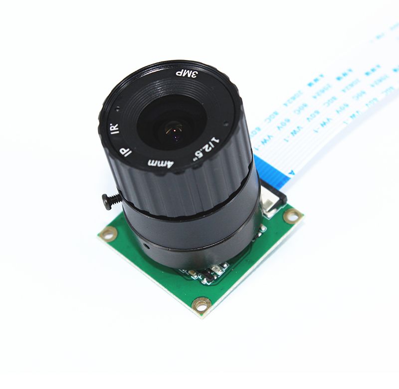Raspberry Pi Camera Module 5MP 8mm Focal Adjustable Length Night Vision NoIR Camera for Raspberry Pi 3 Model B+/3B/Zero W