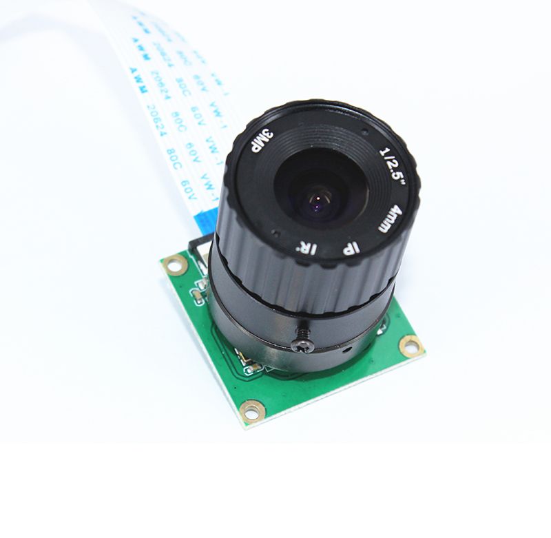 Raspberry Pi Camera Module 5MP 8mm Focal Adjustable Length Night Vision NoIR Camera for Raspberry Pi 3 Model B+/3B/Zero W