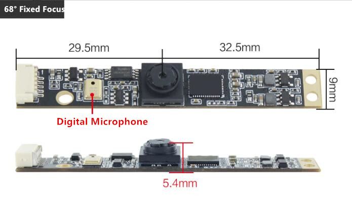 HBVCAM OV5647 5MP Auto Focus Camera Module for Kiosk Machine