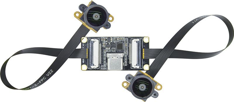 OV9281 1MP USB3.0 Dual Global Shutter Camera Module With Black and White Image