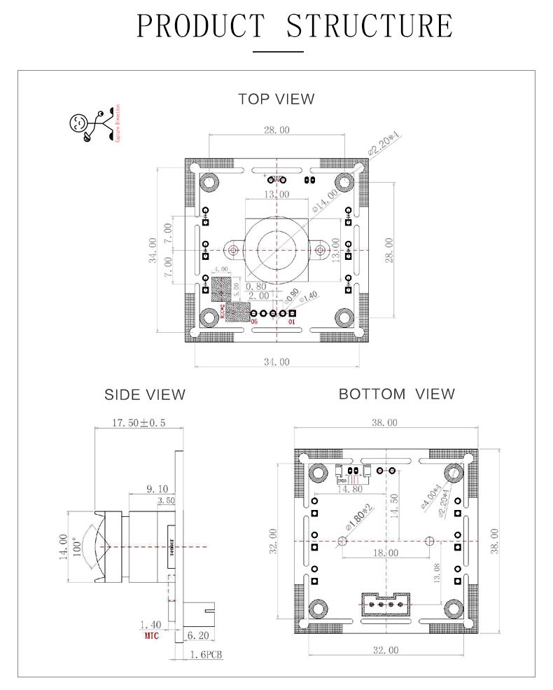 HD CMOS camera module