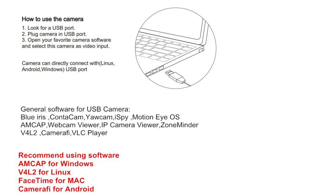 HBVCAM OV5647 5MP Auto Focus Camera Module for Kiosk Machine