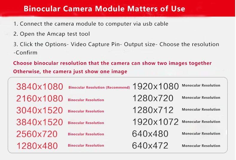 HBVCAM OV4689 4M Pixel  HD Dual Lens 3D Synchronous CMOS  Camera Module