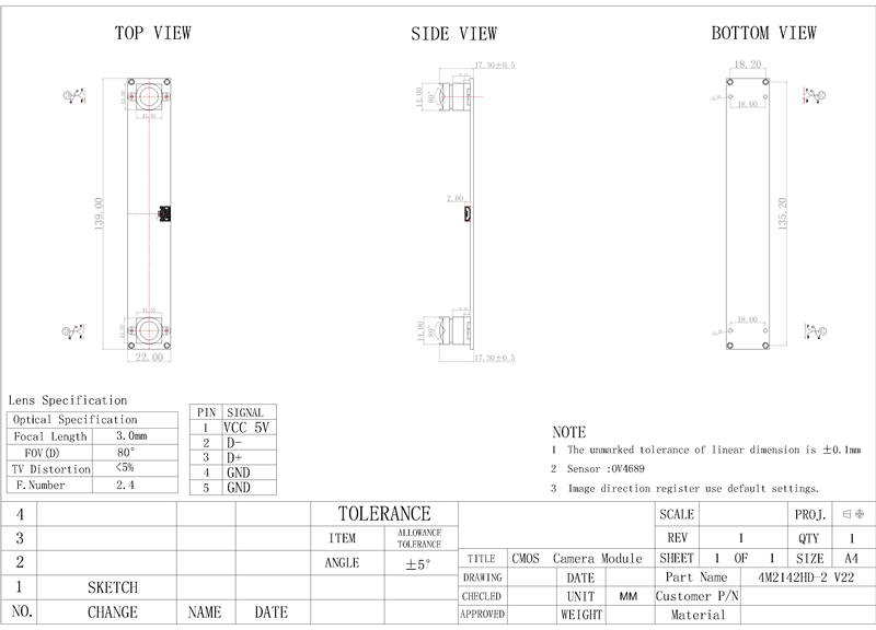 Dual Lens Camera Module