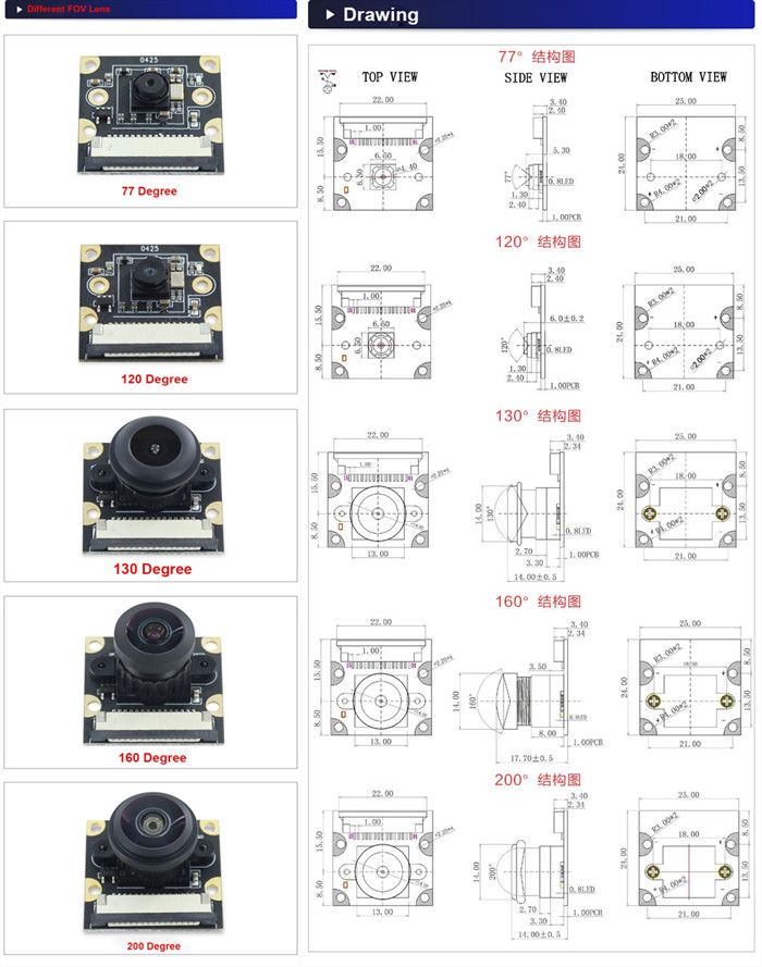 Imx219 8mp Nvidia Jetson Nano Camera Module