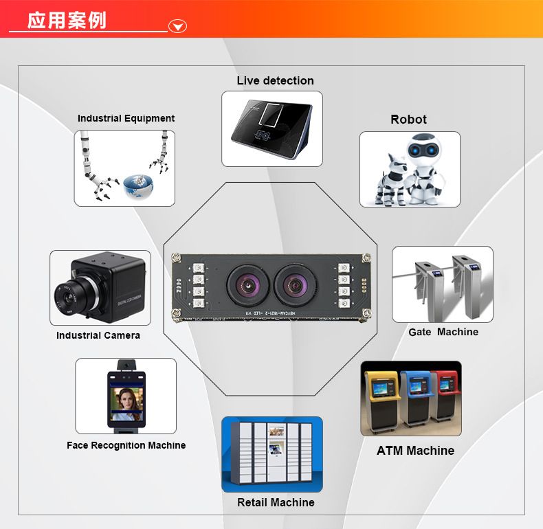 2MP 1080P USB2.0 Face Recognition Camera Module with 850nmIR Led